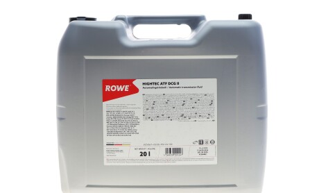 Масло HIGHTEC ATF DCG II (20L) (VW G 052 182/G 052 512/BMW DCTF-1/MB236.21) (коричн) - ROWE 25067-0200-99