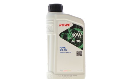 Масло 10W для мото вилок HIGHTEC FORK OIL HC (1L) - ROWE 30553-0010-99