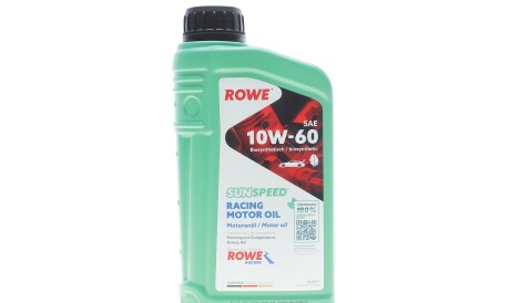 Олива 10W60 SUNSPEED RACING MOTOR OIL (1L) MULTI-ESTER TECHNOLOGY - ROWE 4920019-0010-99