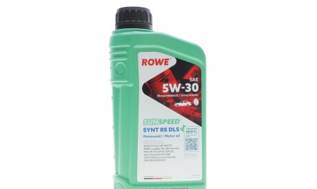 Олива 5W30 SUNSPEED SYNT RS DLS (1L) (MB 229.31/229.51/MB 229.52/BMW LL-04) (ACEA C2,C3/API SN/CF) - ROWE 4920118-0010-99