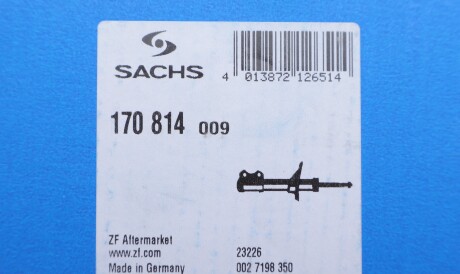 Фото 2 - Стойка амортизатору (амортизатор) SACHS 170 814 (170814)