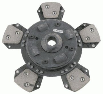 Диск зчеплення (305мм) MASSEY FERGUSON 300, 4000 UZEL GOLD, S - SACHS 1862586001
