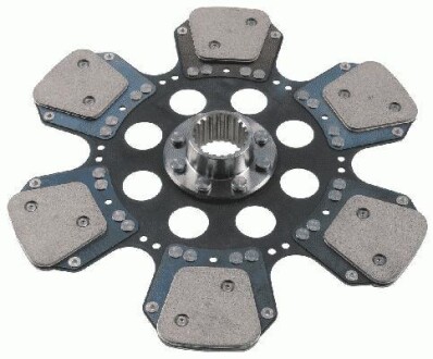 Диск зчеплення (360мм) FENDT 600 01.72-12.93 - SACHS 1864456001