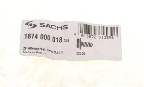 Фото 5 - Інший елемент зчеплення SACHS 1874 000 018 (1874000018)