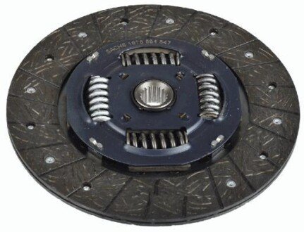 Диск зчеплення HYUNDAI ELANTRA V, KIA CERATO II - (4110032100) SACHS 1878 654 547 (фото 1)