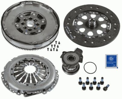 Демпфер + комплект зчеплення Opel Combo 1.3 CDTI 16V, 03-10, 51/55kw - SACHS 2290 601 086