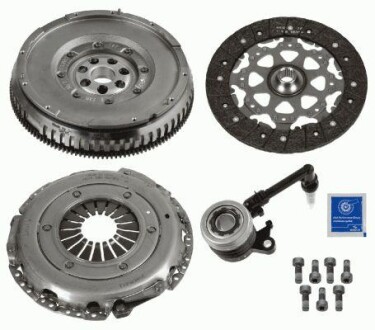 Демпфер + комплект зчеплення Renault Megane/Scenic 1.9 dCi 08- (+ вижимний) - SACHS 2290 601 097
