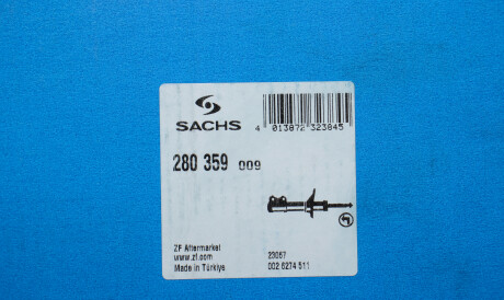 Фото 2 - Стійка амортизатору (амортизатор) SACHS 280 359