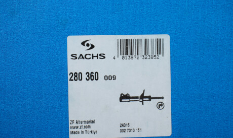 Фото 2 - Стойка амортизатору (амортизатор) SACHS 280 360 (280360)
