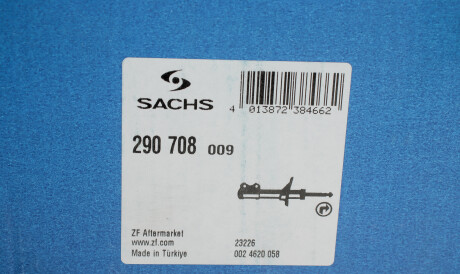 Фото 2 - Стойка амортизатору (амортизатор) SACHS 290 708 (290708)
