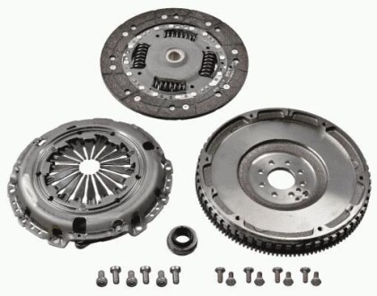 Комплект зчеплення Peugeot 307 (3A/C), 08/00 - 12/12, 2.0HDi 110, 79kw - SACHS 3000 950 777