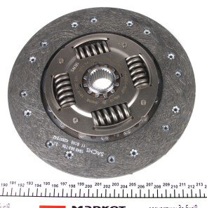 Фото 2 - Комплект зчеплення SACHS 3000 970 121 (3000970121)