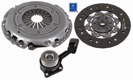 Zestaw sprz?g?a FORD C-MAX, C-MAX II, FOCUS C-MAX, FOCUS II, FOCUS III, GALAXY, GRAND C-MAX, KUGA I, KUGA II, MONDEO IV, S-MAX, VOLVO C30, C70 II, S80 II, V70 III 2.0D 10.03- - SACHS 3000 990 446