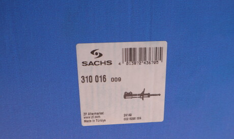 Фото 2 - Стойка амортизатору (амортизатор) SACHS 310 016 (310016)