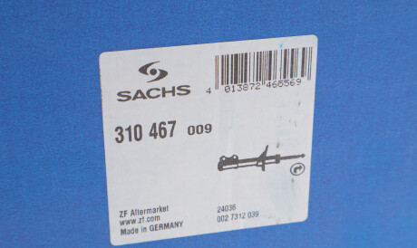 Фото 2 - Стійка амортизатору (амортизатор) SACHS 310 467 (310467)