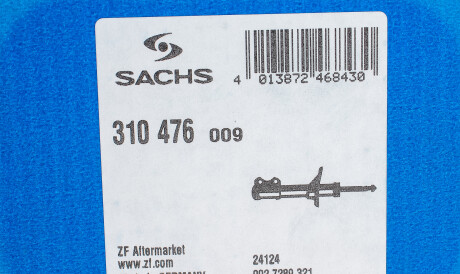 Фото 2 - Стійка амортизатору (амортизатор) SACHS 310 476 (310476)