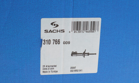 Фото 2 - Стойка амортизатору (амортизатор) SACHS 310 766 (310766)