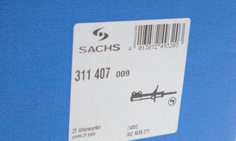 Фото 2 - Стійка амортизатору (амортизатор) SACHS 311 407 (311407)