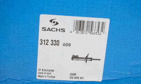 Фото 2 - Стойка амортизатору (амортизатор) SACHS 312 330 (312330)