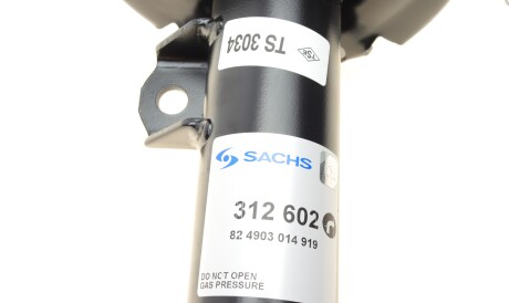 Фото 3 - Стойка амортизатору (амортизатор) SACHS 312602