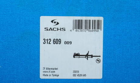 Фото 2 - Стійка амортизатору (амортизатор) SACHS 312 609 (312609)
