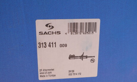 Фото 2 - Стойка амортизатору (амортизатор) SACHS 313 411 (313411)