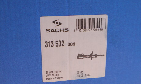 Фото 2 - Стойка амортизатору (амортизатор) SACHS 313 502 (313502)