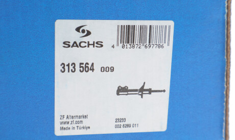 Фото 2 - Стойка амортизатору (амортизатор) SACHS 313 564 (313564)