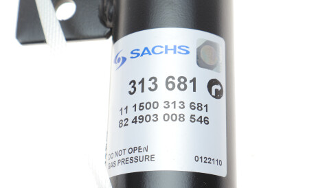 Фото 3 - Стойка амортизатору (амортизатор) SACHS 313681