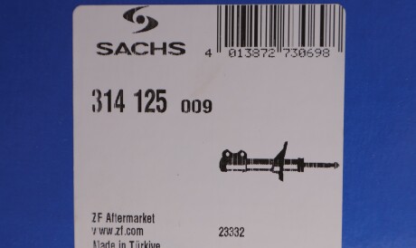 Фото 2 - Стойка амортизатору (амортизатор) SACHS 314 125 (314125)