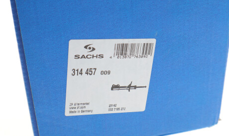 Фото 2 - Стійка амортизатору (амортизатор) SACHS 314 457 (314457)