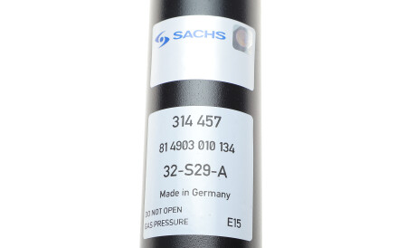 Фото 3 - Стійка амортизатору (амортизатор) SACHS 314 457 (314457)