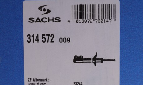 Фото 2 - Стойка амортизатору (амортизатор) SACHS 314572