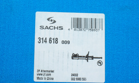Фото 2 - Стійка амортизатору (амортизатор) SACHS 314618