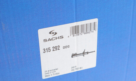 Фото 2 - Стійка амортизатору (амортизатор) SACHS 315 292 (315292)