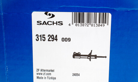 Фото 2 - Стійка амортизатору (амортизатор) SACHS 315 294 (315294)