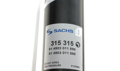 Фото 3 - Стійка амортизатору (амортизатор) SACHS 315 315 (315315)
