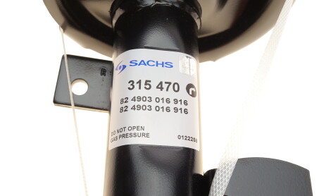 Фото 5 - Стійка амортизатору (амортизатор) SACHS 315 470 (315470)