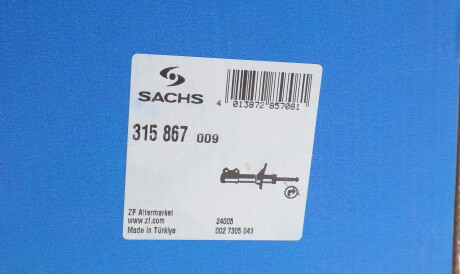 Фото 2 - Стійка амортизатору (амортизатор) SACHS 315 867 (315867)