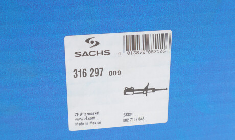 Фото 2 - Стійка амортизатору (амортизатор) SACHS 316 297 (316297)