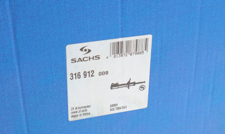 Фото 2 - Стойка амортизатору (амортизатор) SACHS 316 912 (316912)