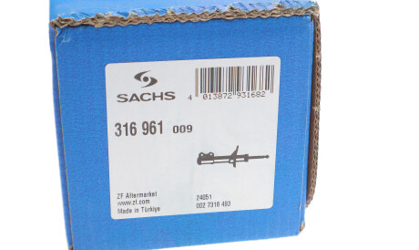 Фото 2 - Стойка амортизатору (амортизатор) SACHS 316961