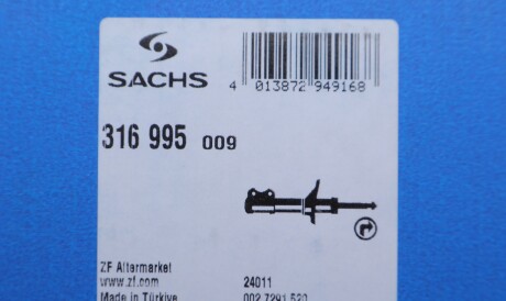 Фото 2 - Стойка амортизатору (амортизатор) SACHS 316 995 (316995)