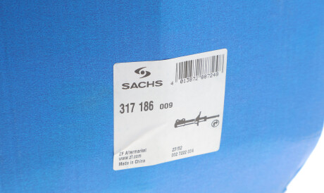 Фото 2 - Стійка амортизатору (амортизатор) SACHS 317 186 (317186)
