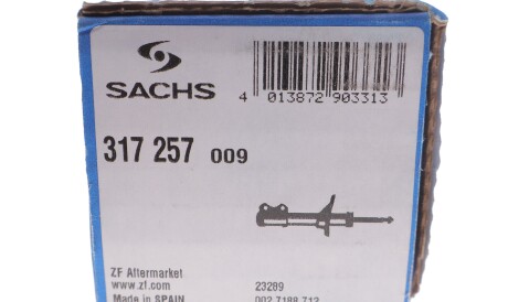 Фото 2 - Стійка амортизатору (амортизатор) SACHS 317 257 (317257)