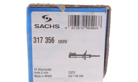 Фото 2 - Стійка амортизатору (амортизатор) SACHS 317 356 (317356)