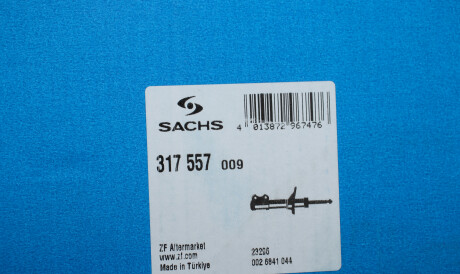 Фото 2 - Стійка амортизатору (амортизатор) SACHS 317557