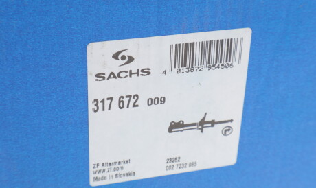 Фото 2 - Стойка амортизатору (амортизатор) SACHS 317 672 (317672)
