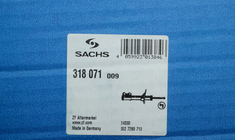 Фото 2 - Стойка амортизатору (амортизатор) SACHS 318071