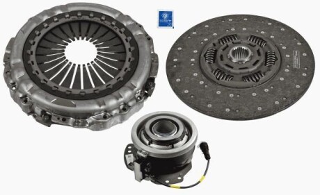 Комплект зчеплення Kit plus CSC - SACHS 3400 710 067 (фото 1)